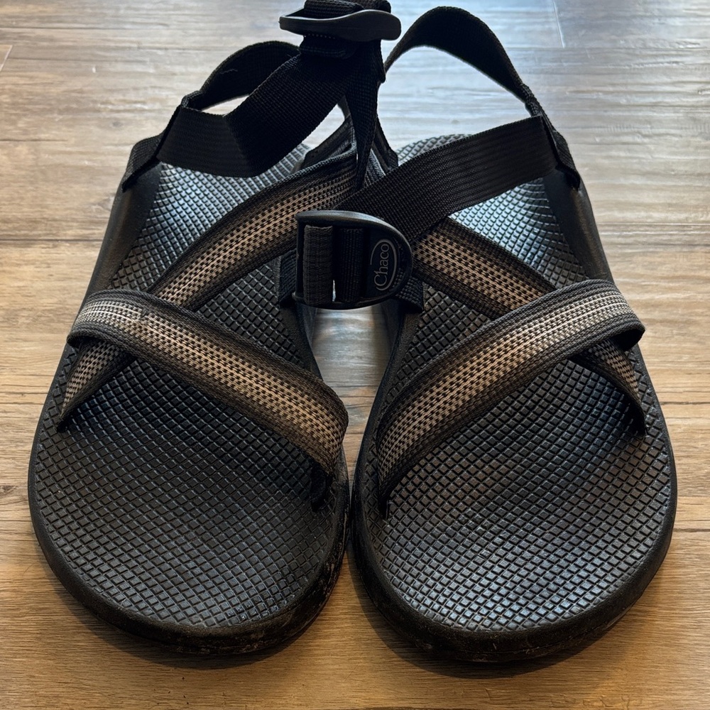 Chaco Men's Black Strappy Sandals
